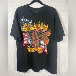 USA Eagle Graphic Tee - Patriotic Men’s Shirt. The strong survive 🧡🧡! 2XL